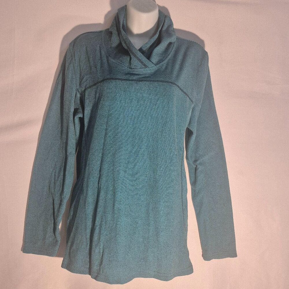 Silverwear Stylish Turquoise Hooded Top in size Large